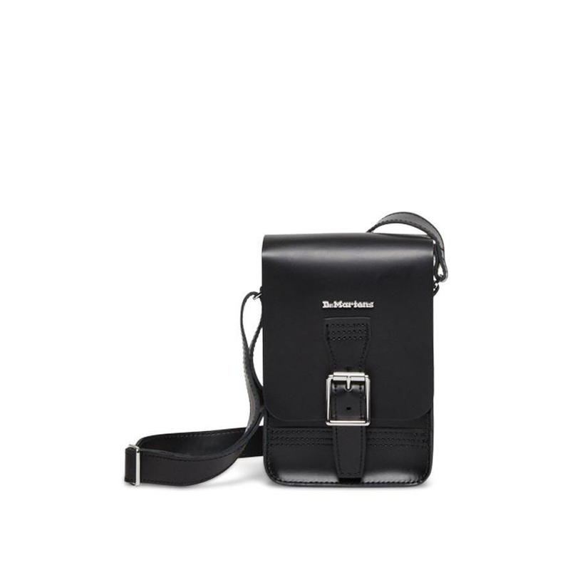 Dr Martens Box Crossbody Black Kiev Black Smooth