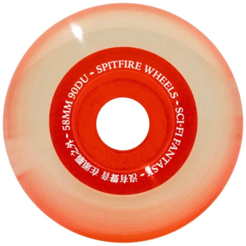 Spitfire Wheel 58 Sapphire Scifi Fantasy Orange