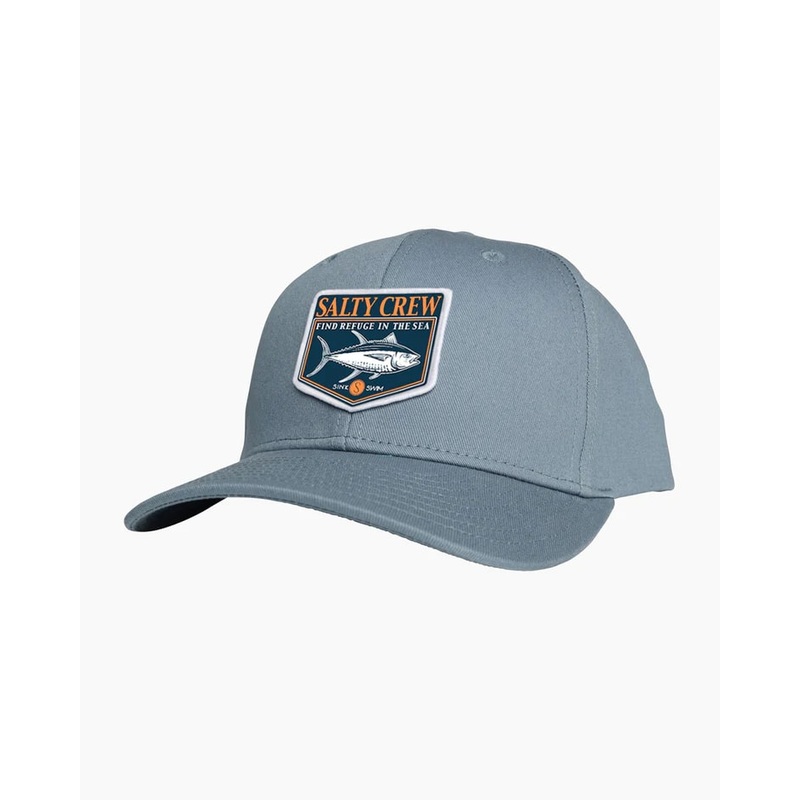 Salty Crew Angler 6 Panel Cap|Dark Slate|OSFM