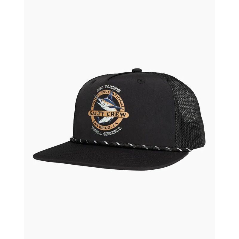 Salty Crew Interclub Trucker|Black|OSFM