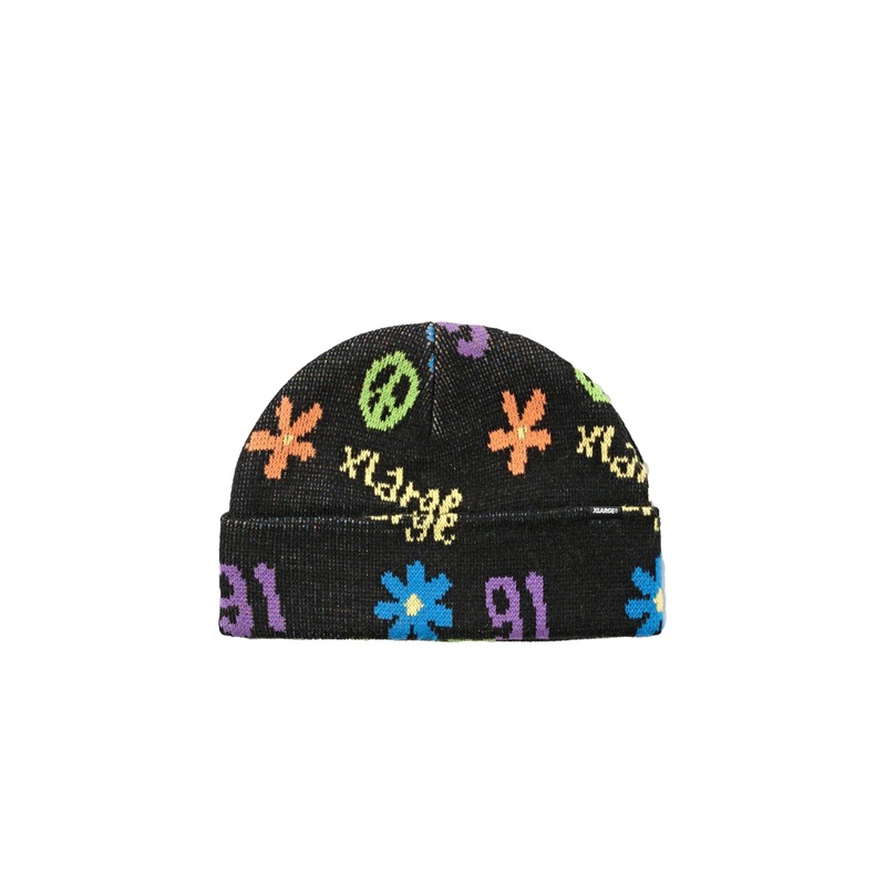 XLarge Peace 91 Mid Beanie|BLACK|OSFM