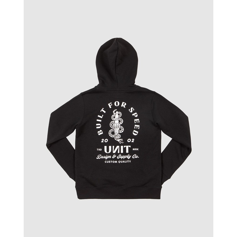 Unit Rattle Youth Hoodie|BLACK|10|12|14|16