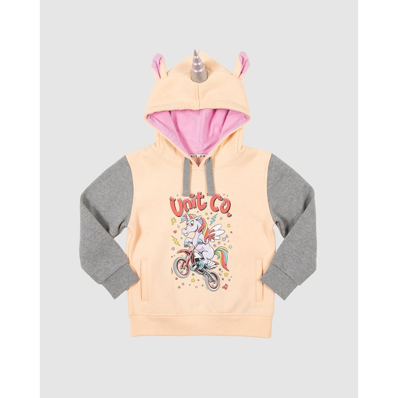 Unit Unistar Kids Hoodie|PEACH|0|2|4|6|8