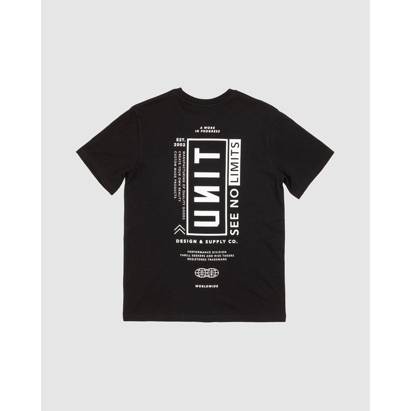 Unit Vision Youth Tee|DK TEAL|10|12|14|16