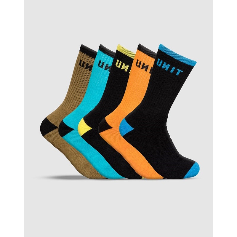 Unit React Bamboo Hi Lux Socks – 5 Pack