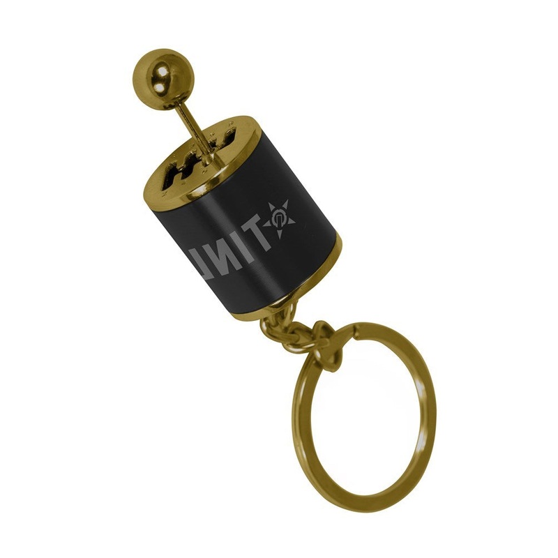 Unit Topgear Keyring|BLK GOLD|ONE SIZE