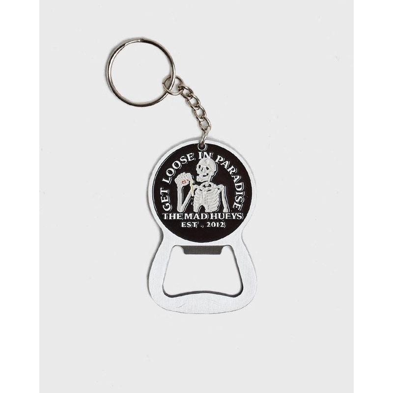 The Mad Hueys Loose In Paradise Bottle Opener Keyring