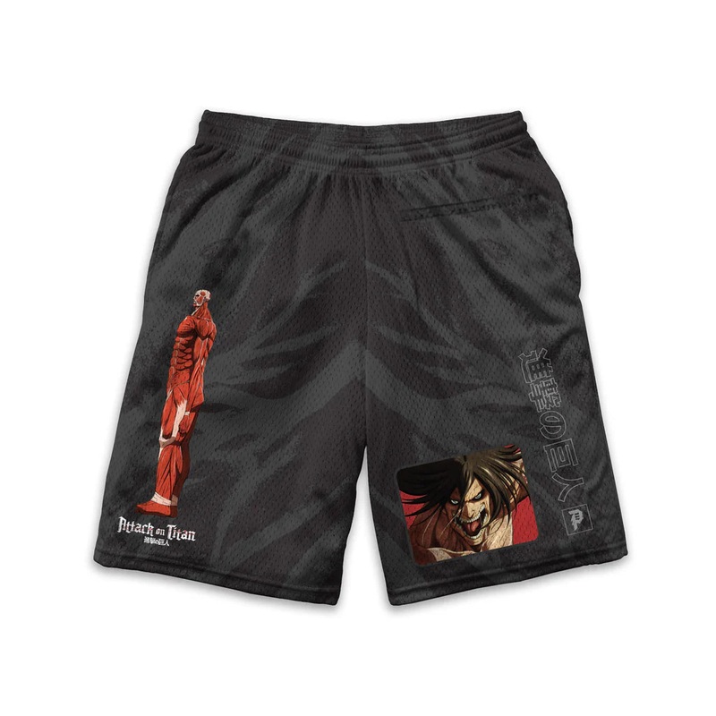 Primitive Titans Mesh Short Black