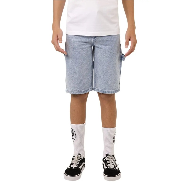 Santa Cruz Screaming Wave Patch Boys Carpenter Denim Short