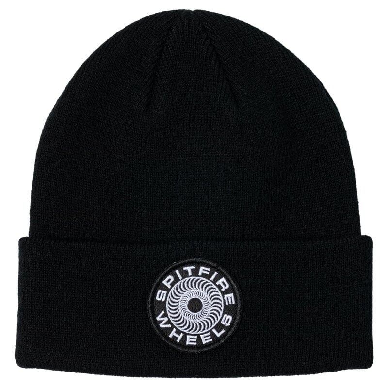Spitfire Classic ’87 Swirl Patch Beanie – Black/White