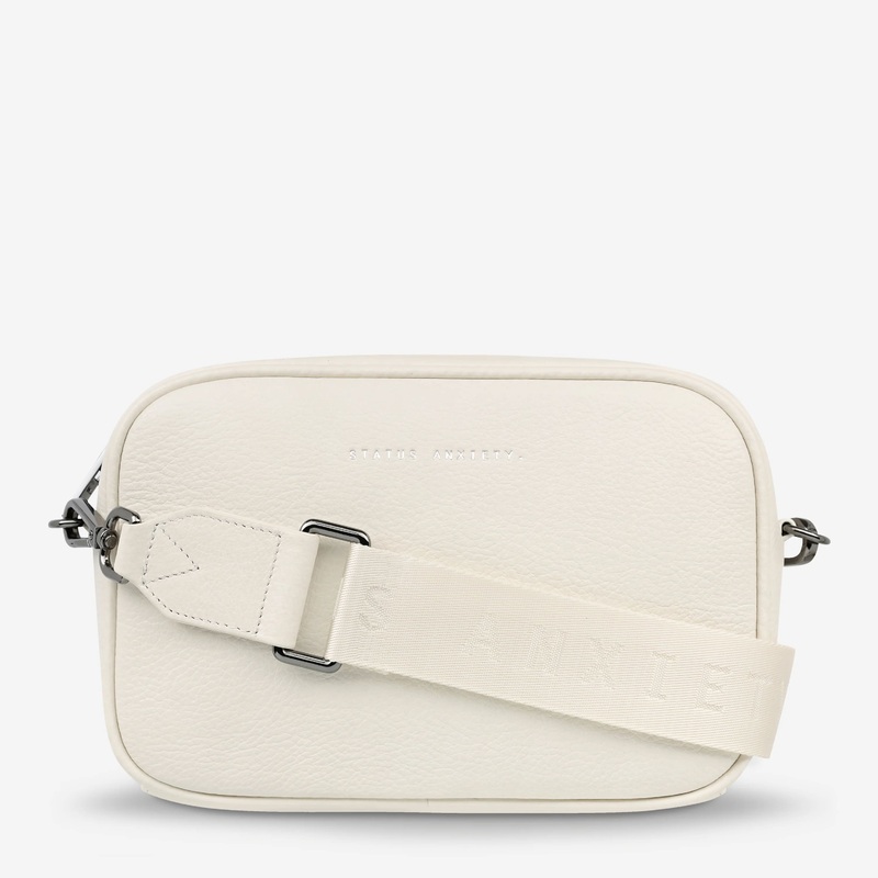 status-anxiety-plunder-with-webbed-strap-bag-chalk_1 Status Anxiety Plunder With Webbed Strap Bag – Chalk