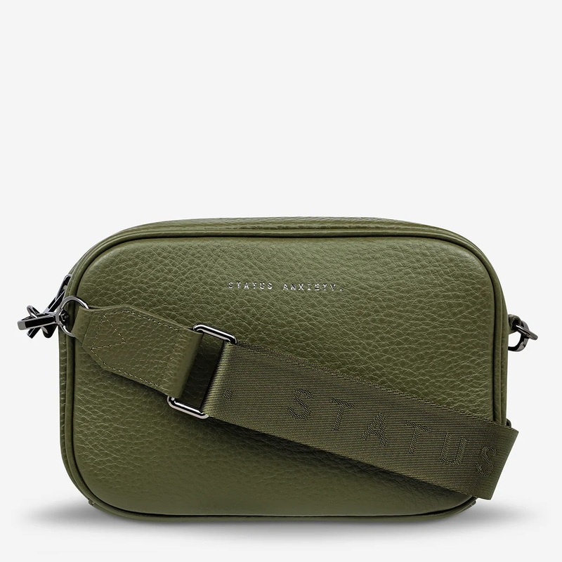 status-anxiety-plunder-with-webbed-strap-bag-khaki_1 Status Anxiety Plunder With Webbed Strap Bag – Khaki