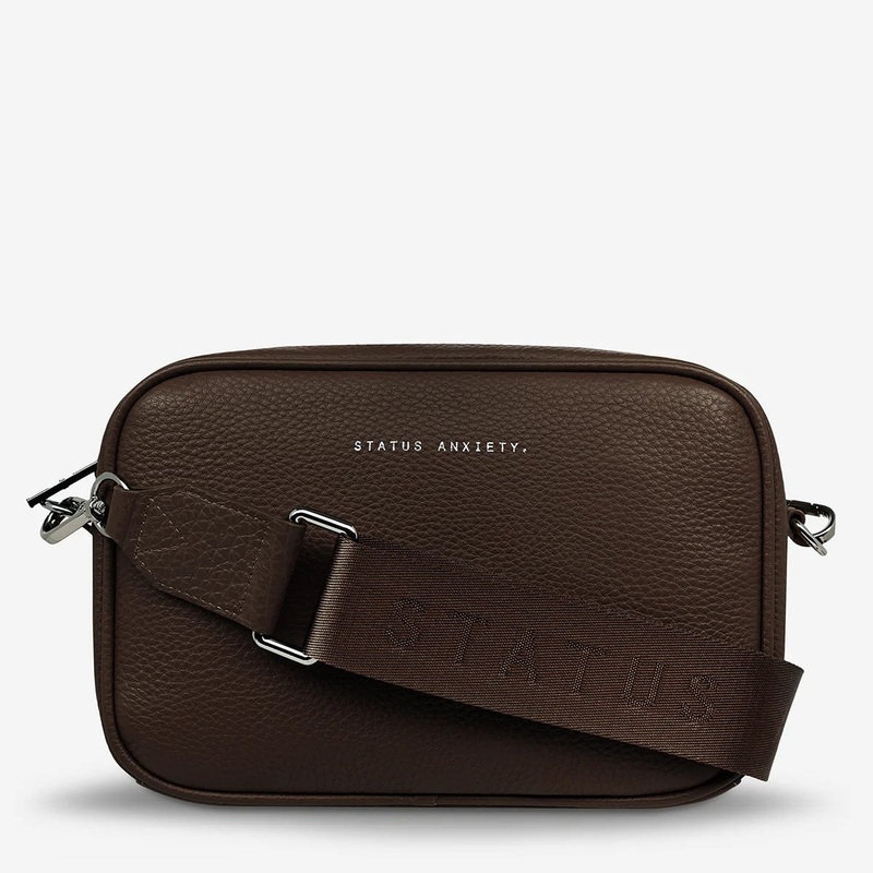 status-anxiety-plunder-with-webbed-strap-bag-cocoa_1 Status Anxiety Plunder With Webbed Strap Bag – Cocoa
