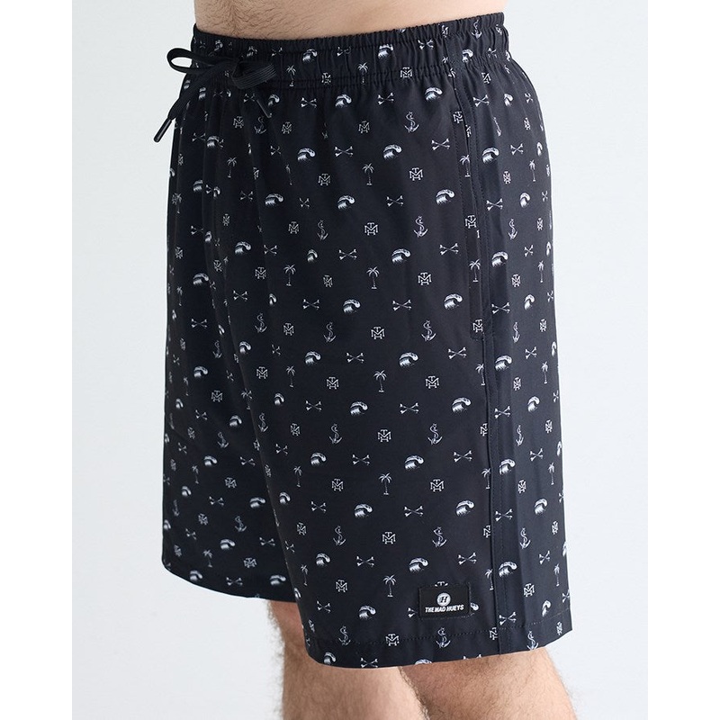 The Mad Hueys ANCHOR BONES | 19 SWIM VOLLEY SHORT