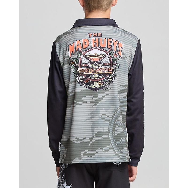The Mad Hueys THE ISLAND CAPTAIN | YOUTH UPF 50+ FISHING JERSEY