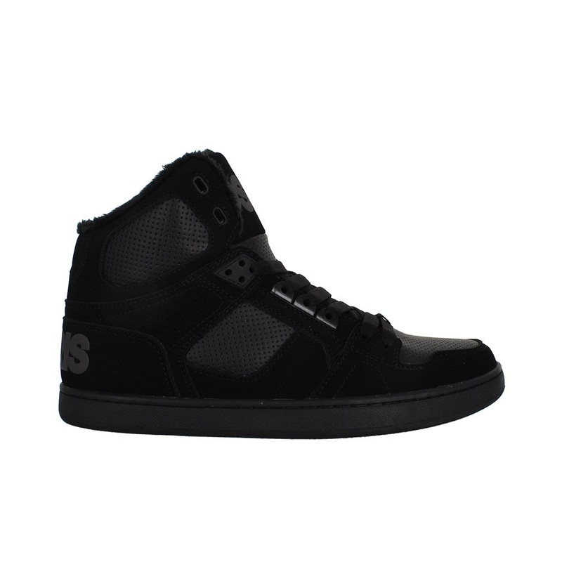 OSIRIS NYC 83 CLK – BLACK/BLACK/SHEARLING