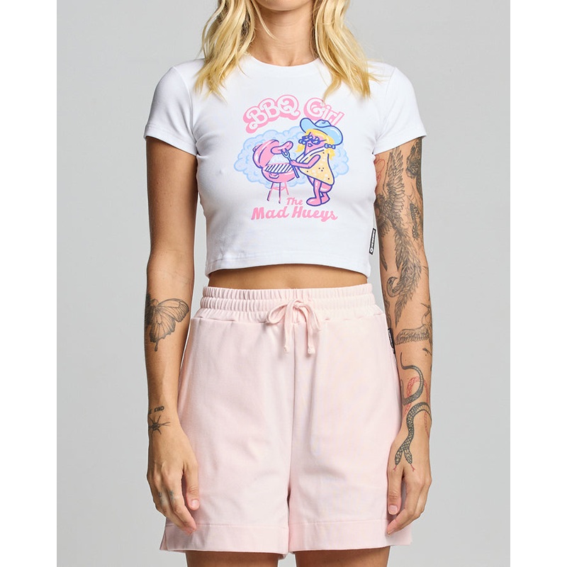 The Mad Hueys BBQ GIRL | WOMENS BABY TEE