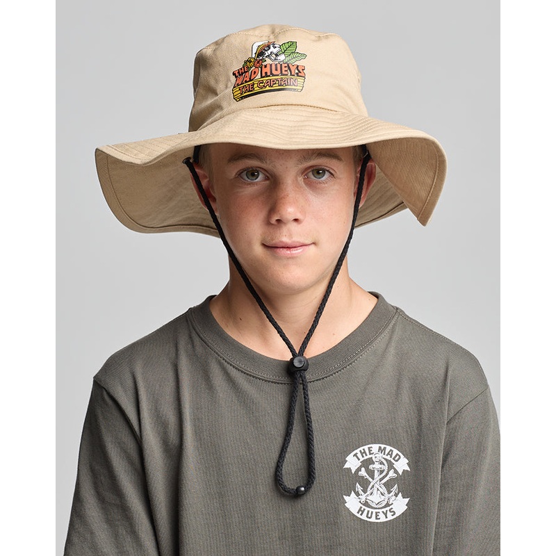 The Mad Hueys THE ISLAND CAPTAIN | YOUTH WIDE BRIM HAT
