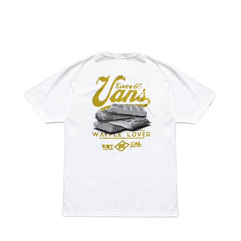 Vans Waffles Tee – White|WHT|S|M|L|XL|XXL