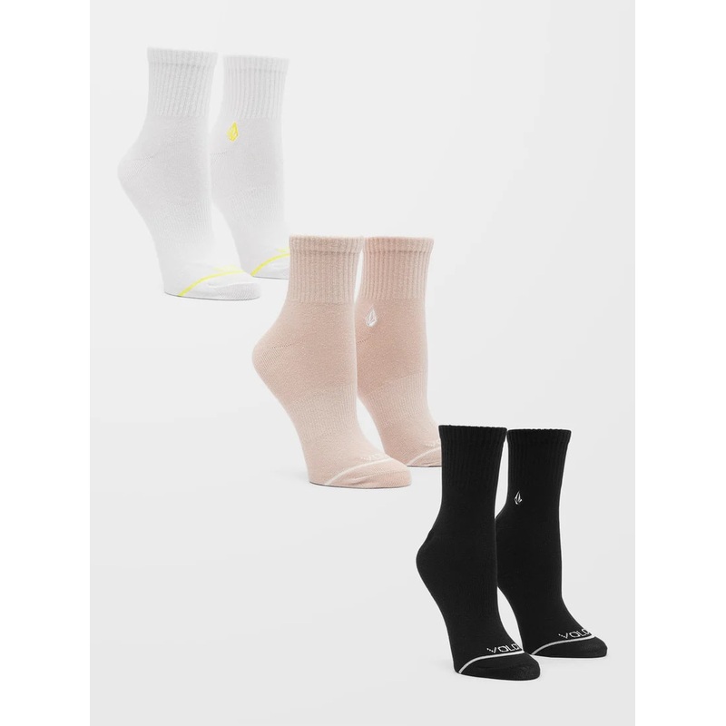 Volcom The New Crew Socks 3 Pack
