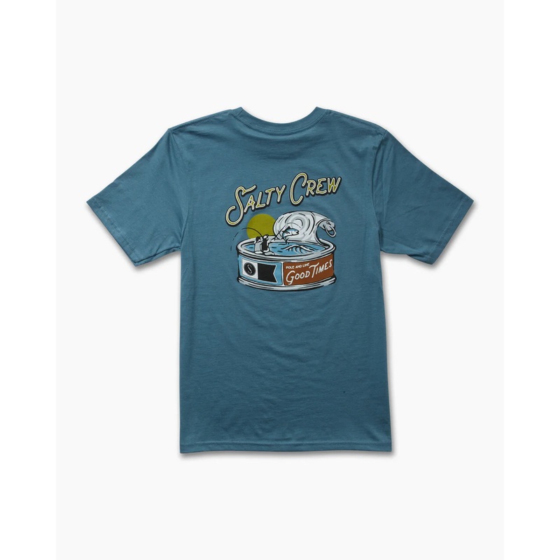 Salty Crew Tuna Can Boys Tee|Slate|S|M|L|XL