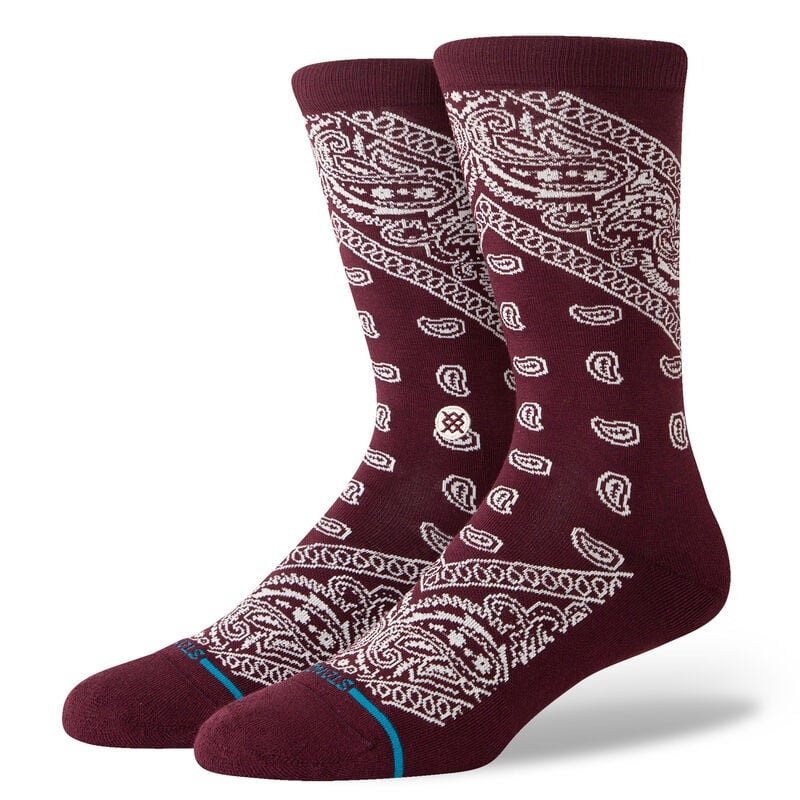 Stance Bario Crew Socks|WINE|M|L