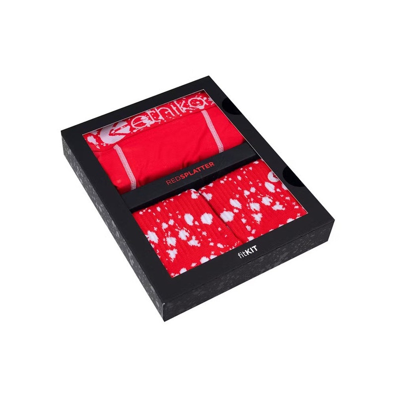 Ethika Mens Red Splatter Fit Kit