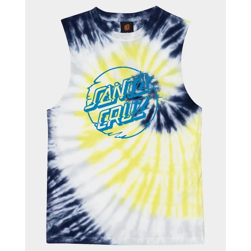 Santa Cruz Vivid Dot Mono Front Boys Muscle