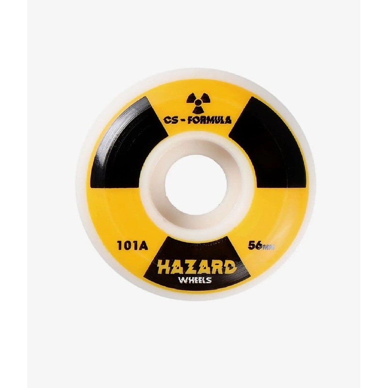 Hazard Radio Active CS: Conical White Wheels 56mm