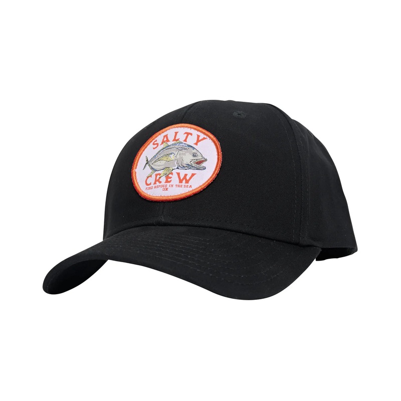 Salty Crew Ulua 6 Panel Cap|Black|OSFM