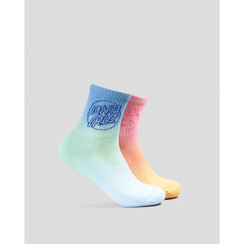 Santa Cruz Opus Dot Mid Socks 2 Pack