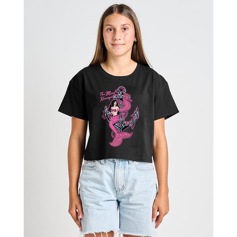 The Mad Hueys SEAHORSE | GIRLS BOXY SS TEE