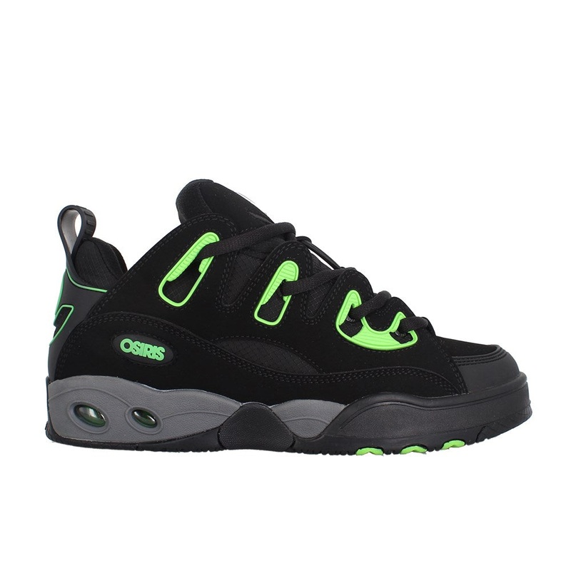 Osiris D3 E – BLACK/CHARCOAL/GREEN