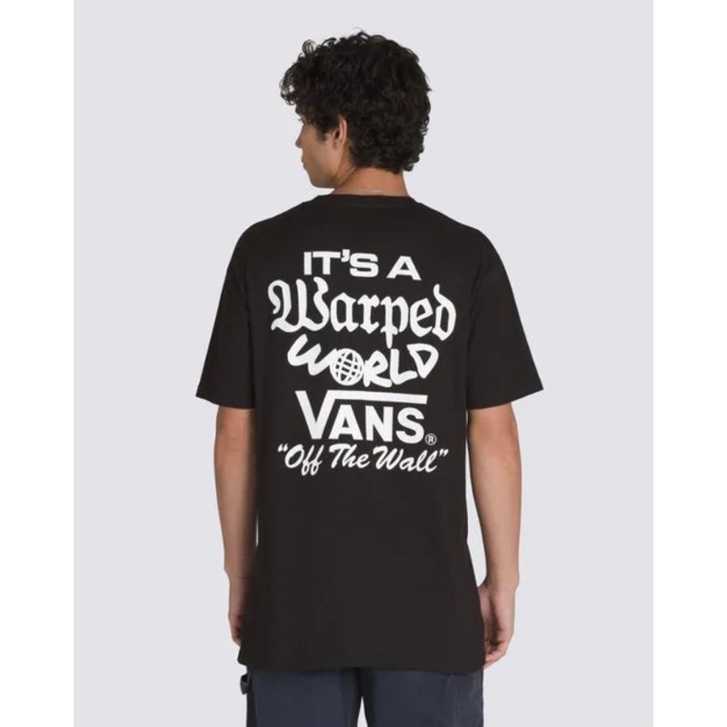Vans Warped World Tee – Black|BLK|XS|S|M|L|XL|2XL