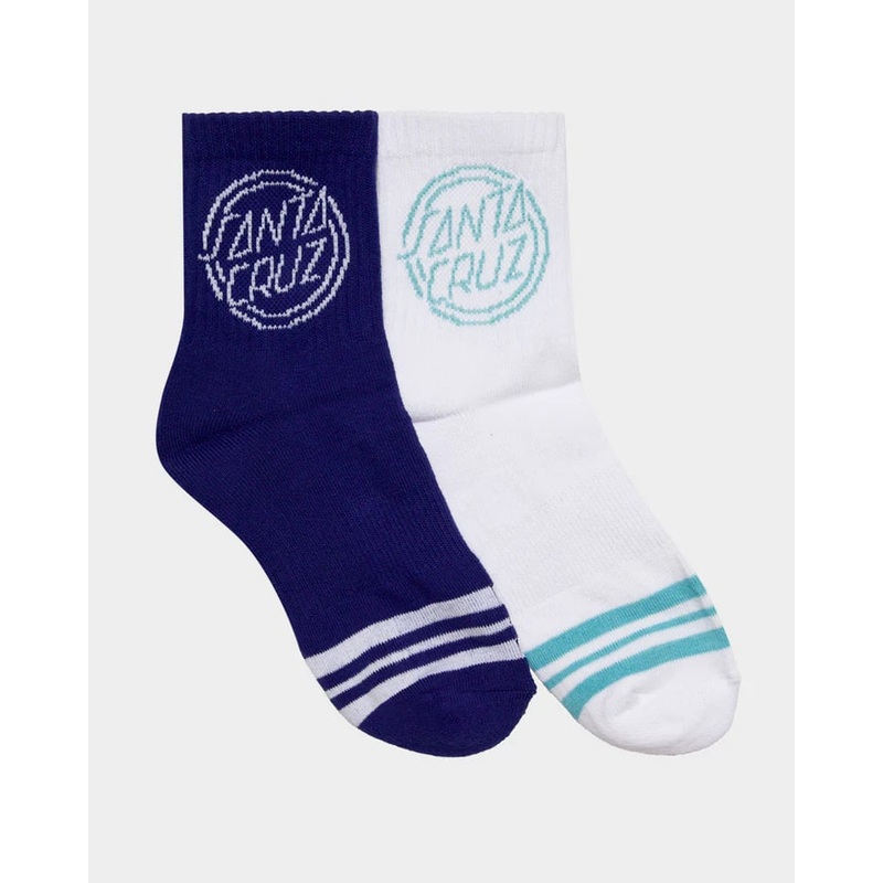 Santa Cruz One Stroke Girls Mid Socks 2 Pack