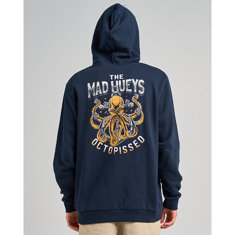The Mad Hueys ANCHOR OCTOPISSED | HOODED PULLOVER