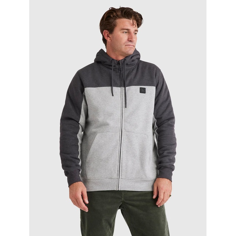 Volcom Division Lined Zip Hood Fleece