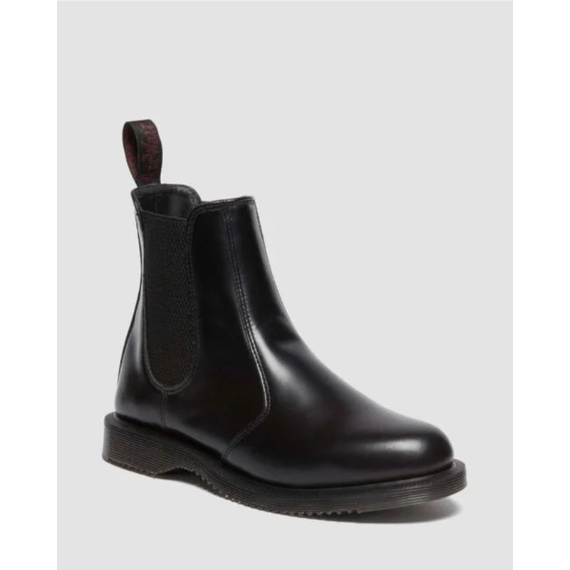 Dr. Martens Flora Chelsea Boot – Black Polished Smooth