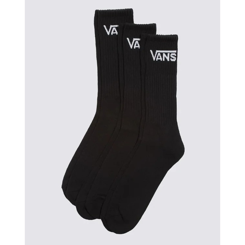 Vans Classic Crew Socks 3 Pack Black