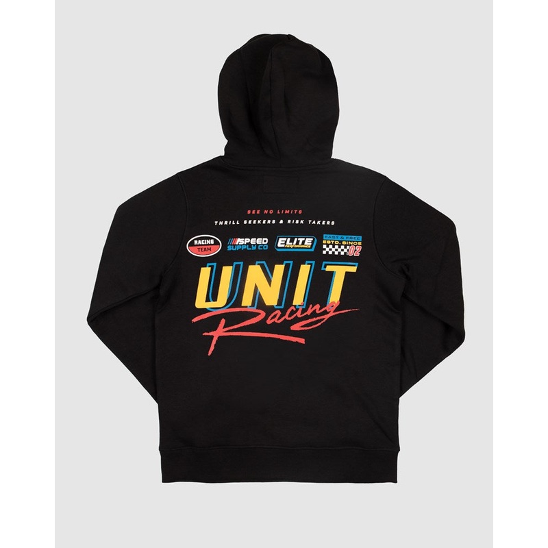 Unit Racing Team Youth Hoodie|BLACK|10|12|14|16