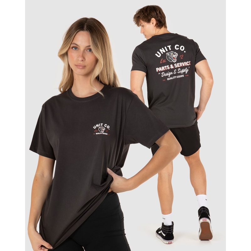 Unit Savage Unisex Tee|WASHED BLACK|CEMENT|XS|S|M|L|XL|2XL|3XL