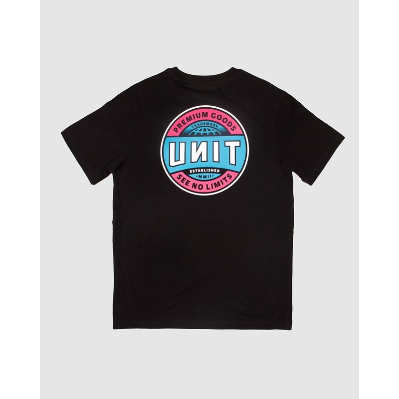 Unit Baxter Youth Tee|BLACK|10|12|14|16