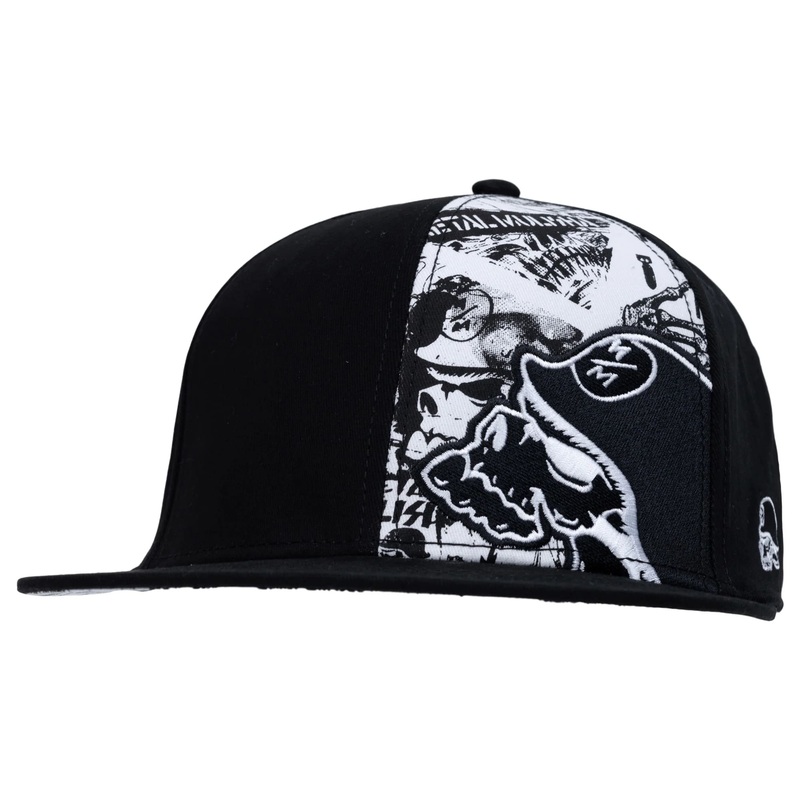 Metal Mulisha Werk Flex Hat|BLACK WHITE|S/M|L/XL