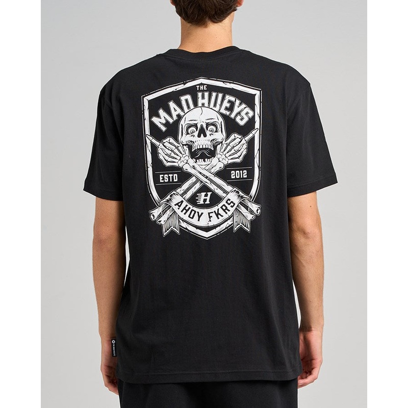The Mad Hueys AHOY FKRS SHIELD | SS TEE