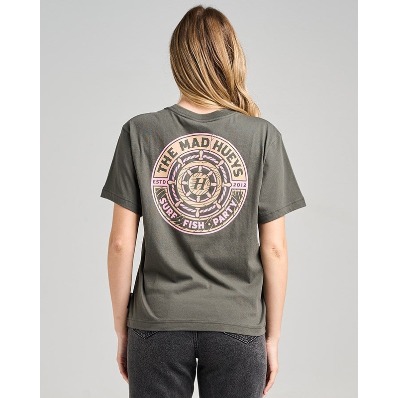 The Mad Hueys HUEYS SHIP WHEEL | WOMENS SS TEE