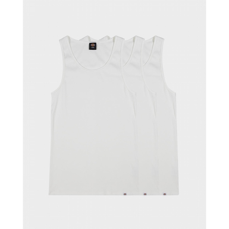Dickies Basic Singlet 3 Pack|WHITE|BLACK|S|M|L|XL|2XL