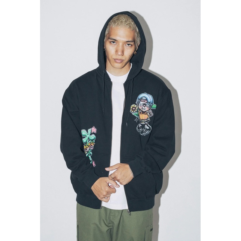 XLarge Painting Zip-Up Hooded Sweatshirt