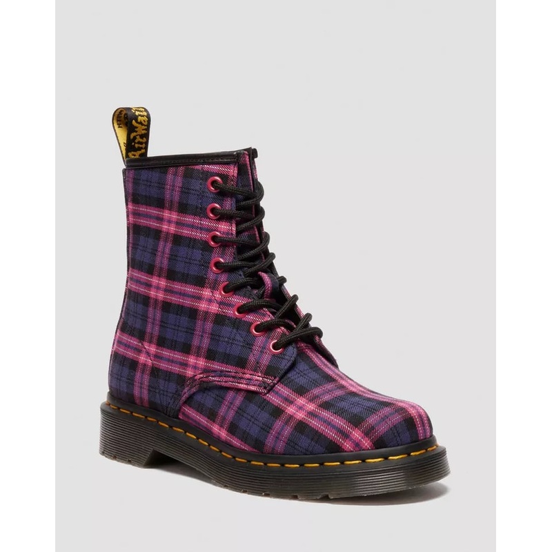 Dr. Martens 1460 8 Eye Boot – Pink Multi Tartan