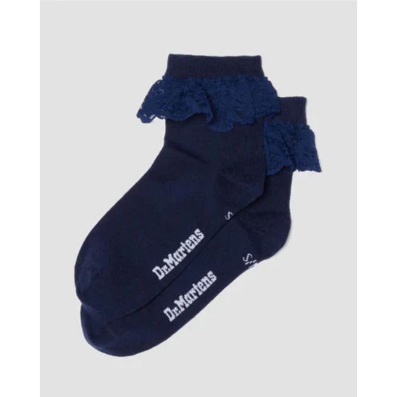 Dr Martens Frill Sock Organic Cotton Blend – Midnight Blue