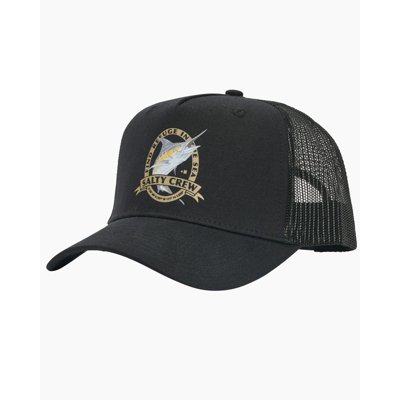 Salty Crew Bill Club Trucker|Black|Navy/Burgundy|OSFM